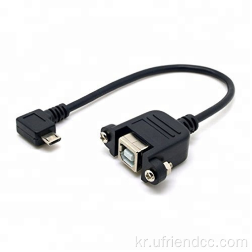 데이터 충전 USB2.0 유형 패널 마운트